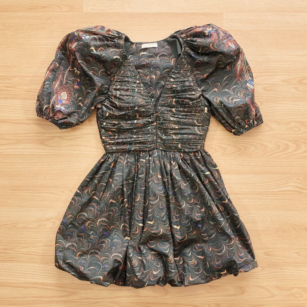 Ulla Johnson / Gwen Dress / Size 2 / Obsidian / Autumn Winter 2022